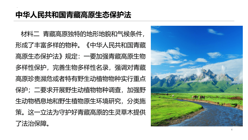 热点03 中华人民共和国青藏高原生态保护法（课件）（40张ppt）高考政治热点新闻深度解读