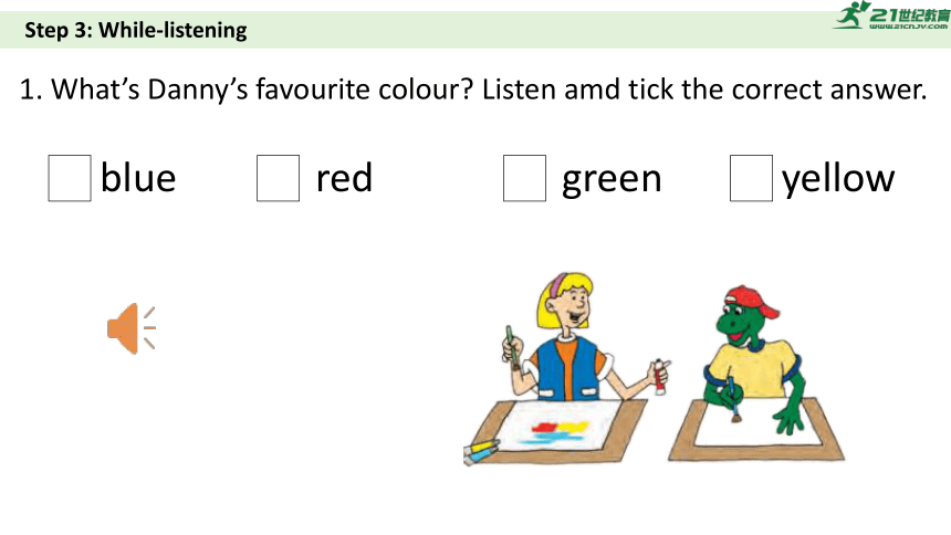 Unit 2 Lesson 8  Danny's Favourit Colour课件+内嵌音频（冀教版英语七年级上册）