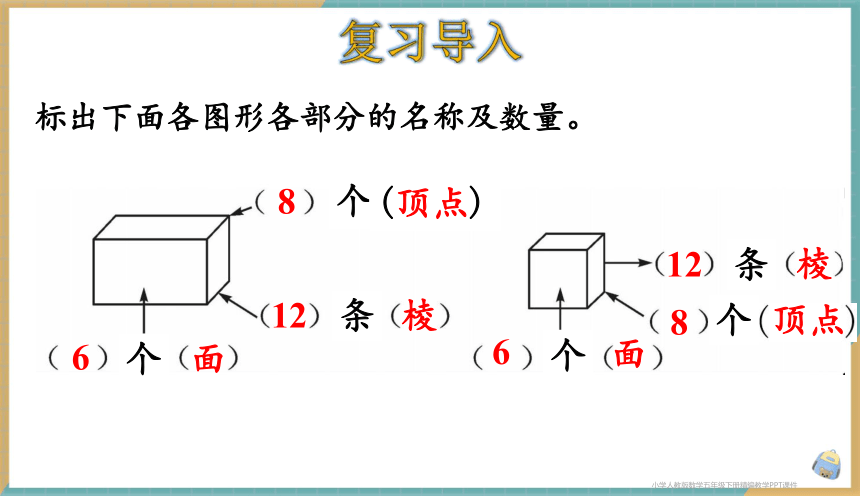 人教版小学数学五年级下册3.3 长方体和正方体的表面积 课件（共36张PPT）