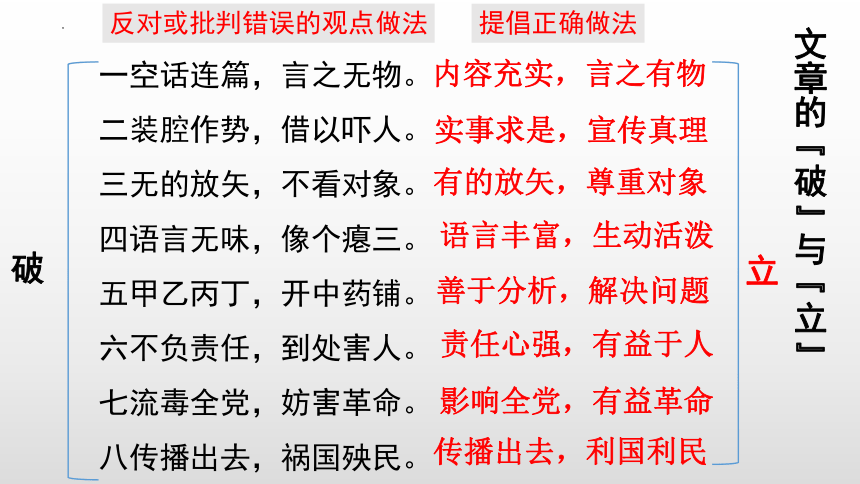11《反对党八股（节选）》课件(共35张PPT) 2023-2024学年统编版高中语文必修上册