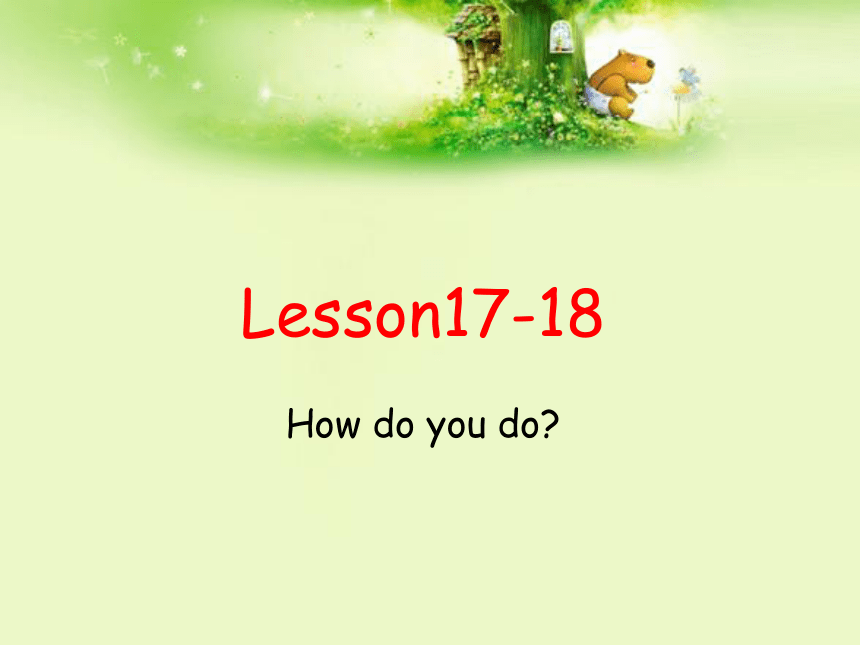 新概念英语第一册 Lesson17~18 课件(共24张PPT)