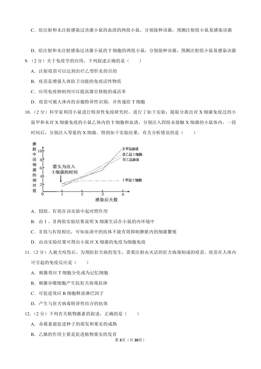 2023-2024学年河南省驻马店市环际大联考高二（上）期末生物模拟试卷（含解析）