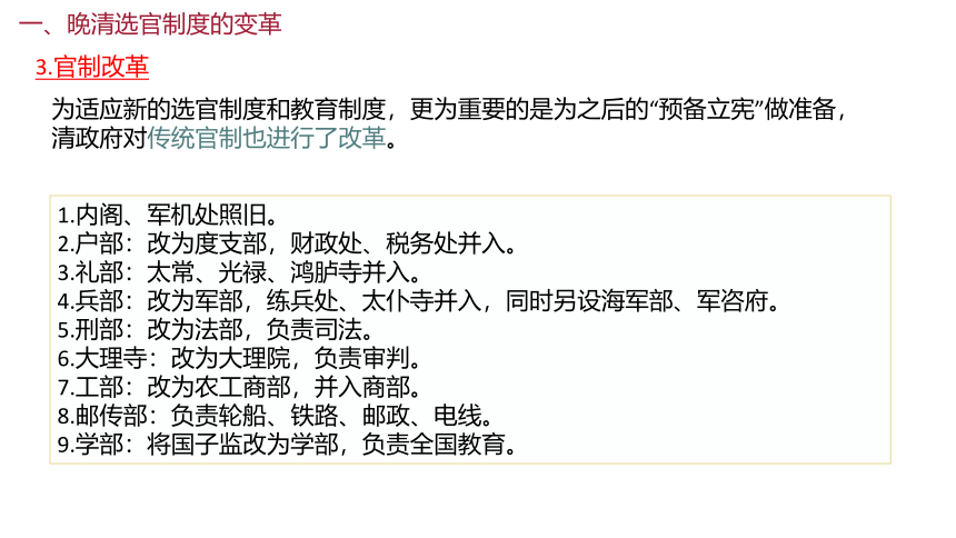 第7课 近代以来中国的官员选拔与管理 课件