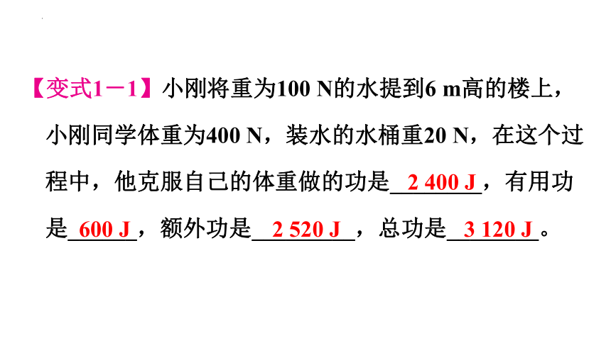 2024年中考广东专用物理一轮教材梳理复习第18课时　机械效率 (共39张PPT)（含答案）