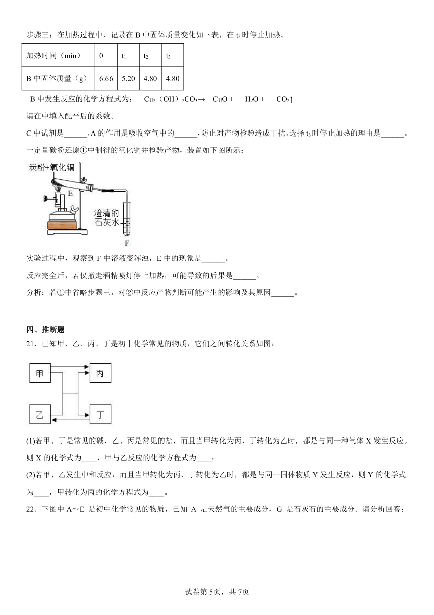 仁爱湘教版 九年级下册 专题七 初识酸、碱和盐 练习（含解析）