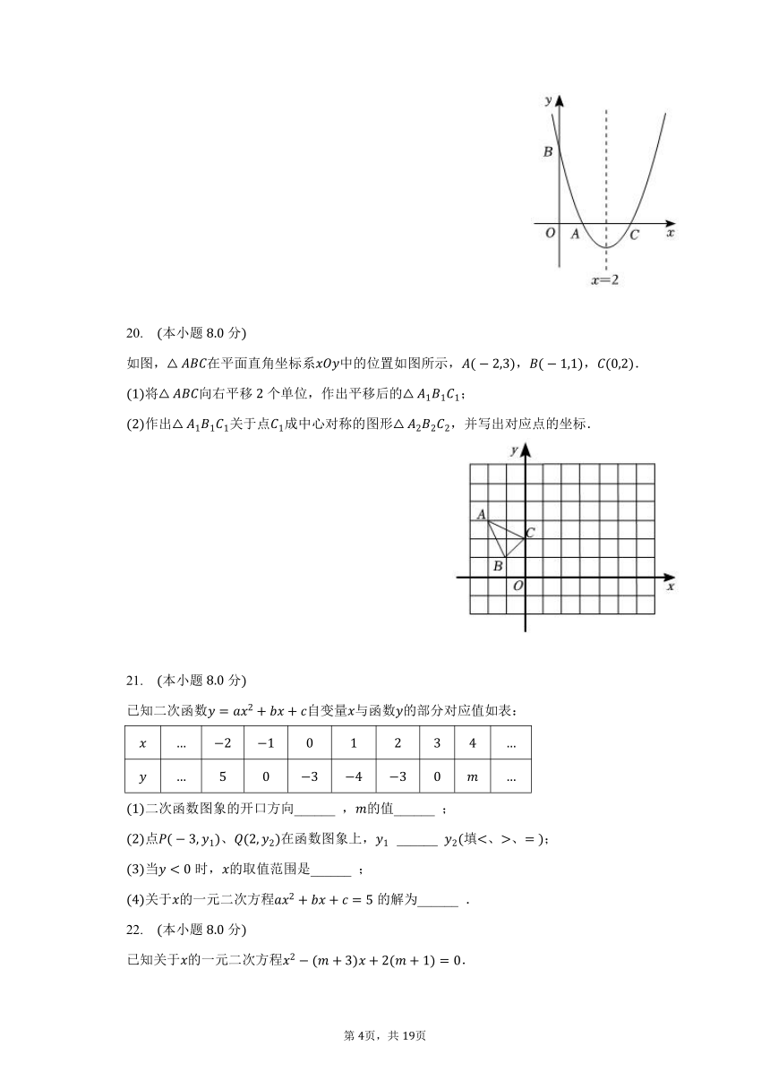 2023-2024学年福建省莆田市城厢区哲理中学九年级（上）返校考数学试卷（含解析）