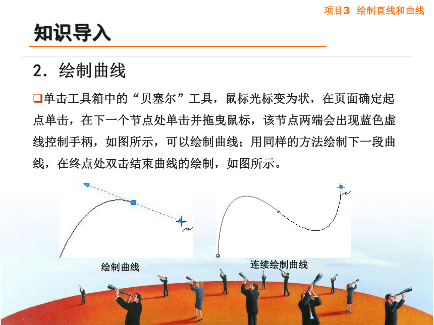 中职高教版《 CorelDRAW X4图形设计教程 》项目3 绘制直线和曲线课件(共62张PPT)