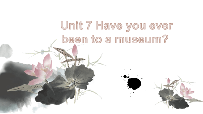 鲁教版初三英语上册第七单元Unit 7 Have you ever been to a museum?复习课件(共24张PPT)