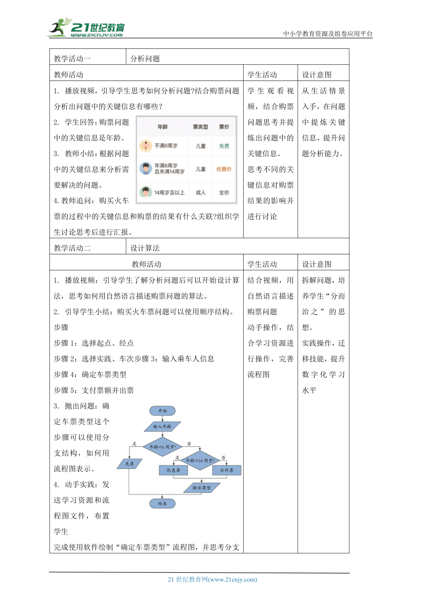 浙教版(2023)信息科技五上 第9课 体验算法控制 教案