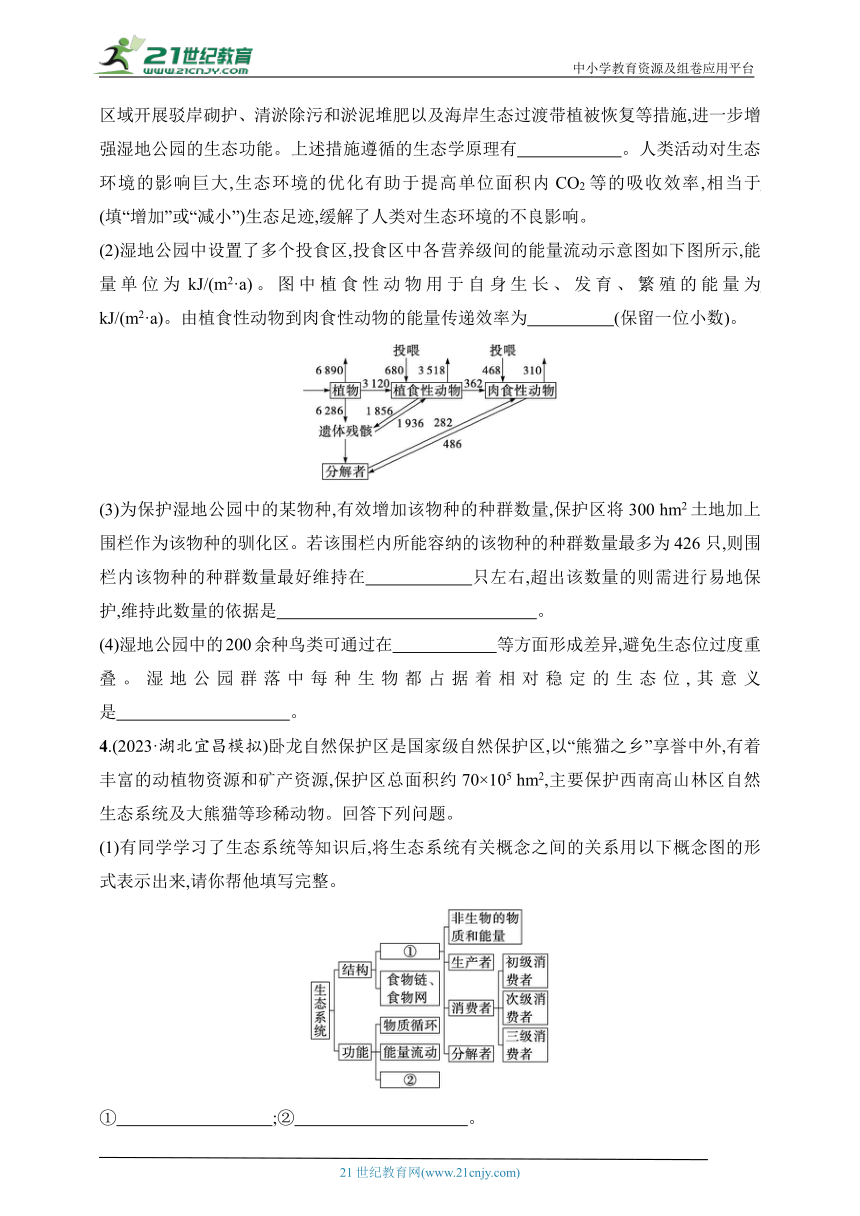 【备考2024】高中生物二轮专题练习  5.生物与环境（含解析）