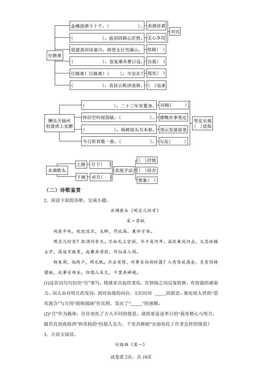 初中语文九年级上册第三单元作业2内容分析（含解析）