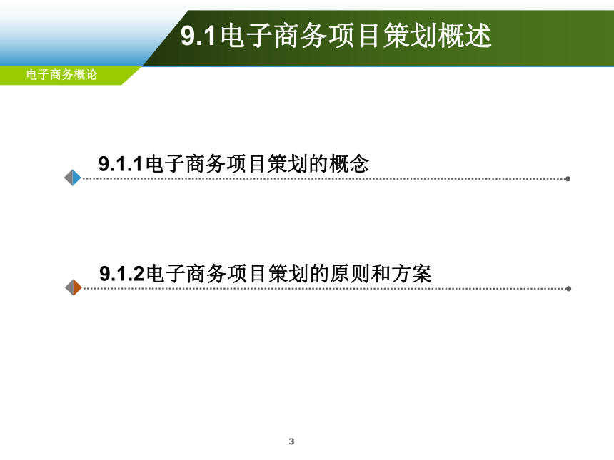 第9章 电子商务项目策划 课件(共42张PPT)-《电子商务概论（第6版）》同步教学（电工版）