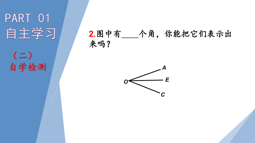 人教版数学七年级上册4.3.1 角 课件(共21张PPT)