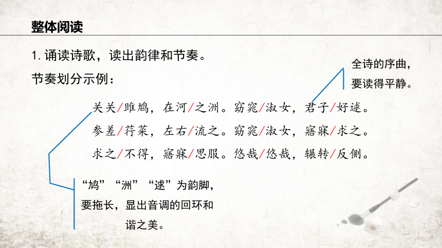 12 关雎 课件(共22张PPT) 2023-2024学年初中语文部编版八年级下册