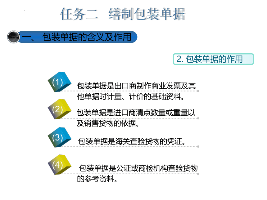 5.2缮制包装单据 课件(共26张PPT)-《外贸制单（国际商务单证）》同步教学（北京邮电大学出版社）
