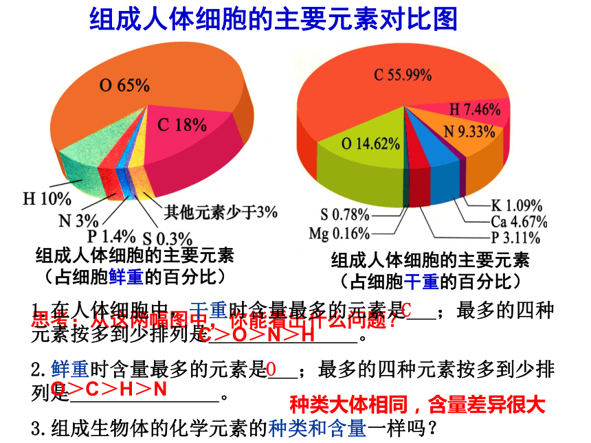 2.1细胞中的元素和化合物(课件共29张PPT)