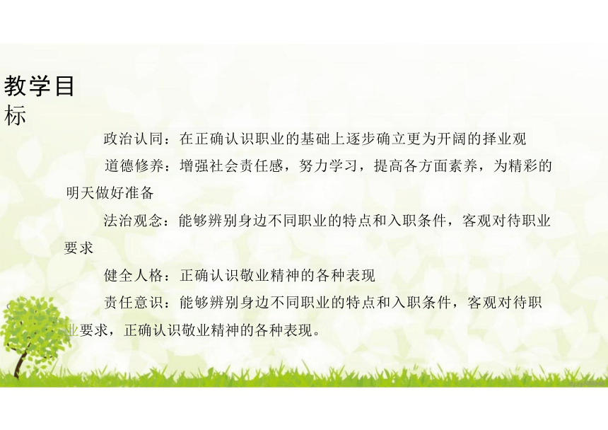 （核心素养目标）6.2 多彩的职业 课件（34张PPT）