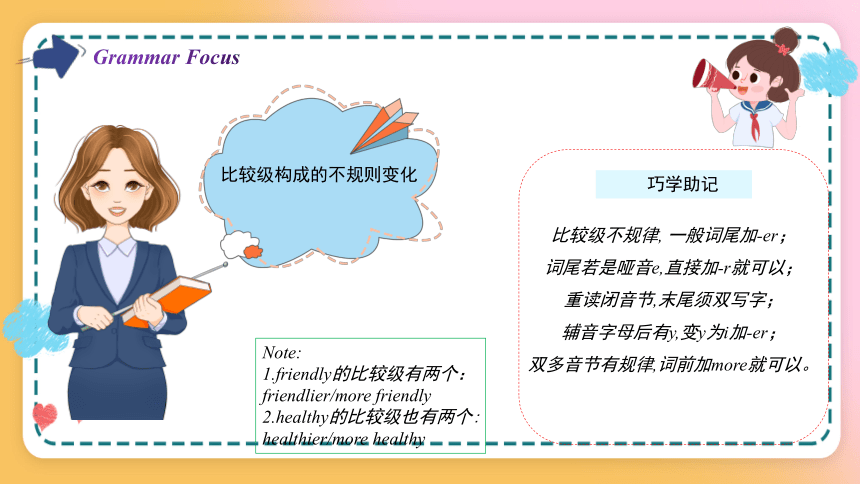 Unit 3 I'm more outgoing than my sister Section A Grammar focus-3c 课件(共29张PPT) 2023-2024学年人教版英语八年级上册