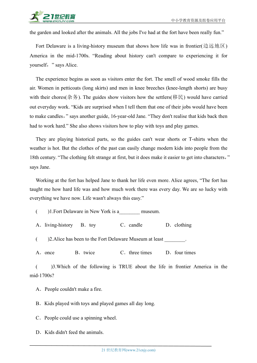 Module5 Unit3（语法与阅读）同步练习2 (含答案) （外研版九年级上册）