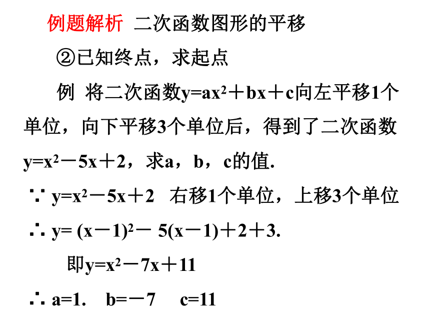 第21章二次函数与反比例函数期末复习（2）二次函数图象的平移  课件（共25张PPT）