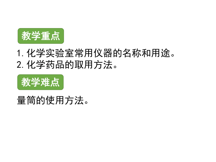 人教版九上第一单元课题3 走进化学实验室 第一课时课件(共17张PPT)