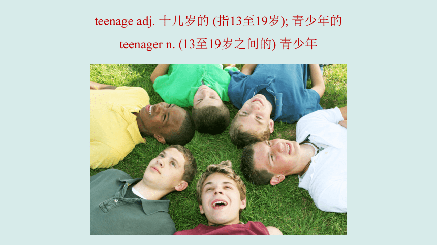 Unit 1 Teenage life Words and Expressions 课件（新人教版必修一）