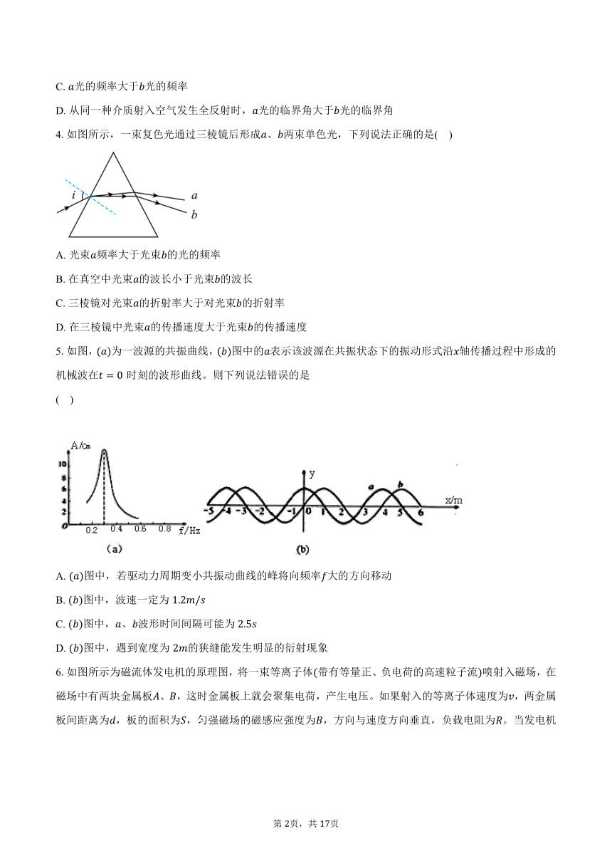 2023-2024学年江苏省苏州市南京航空航天大学苏州附属中学高二（上）阳光测试物理试卷（12月）（含解析）