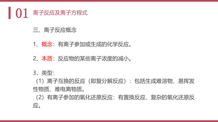 1.2.2离子反应  课件(共35张PPT)—2023-2024学年高中化学人教版-2019·高一上学期