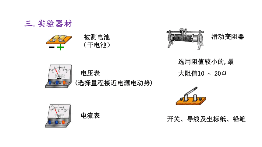 12.3 实验：电池电动势和内阻的测量 课件 （37张PPT）高二上学期物理人教版（2019）必修第三册