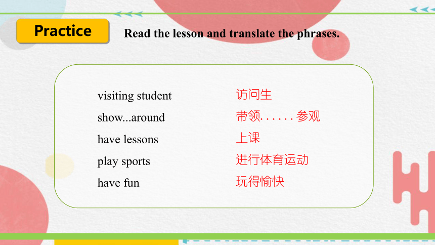Unit1 Lesson 3 Welcome to Our School 课件 （35张PPT，内嵌音频）2023-2024学年冀教版七年级英语上册