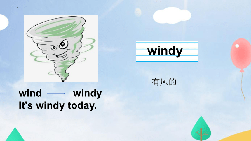 Lesson 8 What's the weather like？ 课件(共19张PPT)