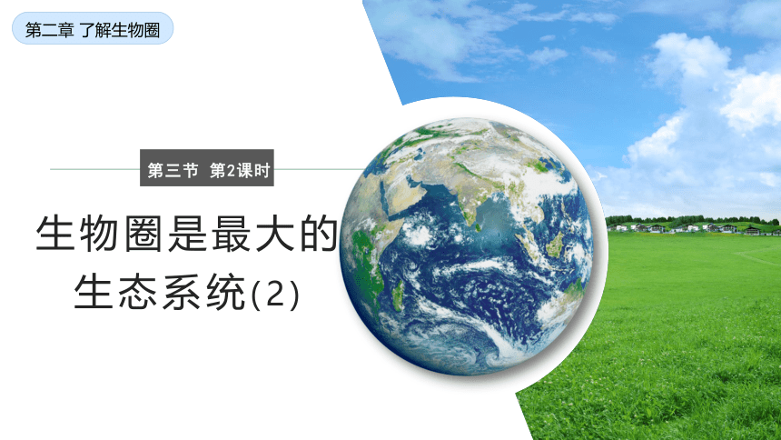 1.2.3 生物圈是最大的生态系统（2） 课件 （共18张ppt＋内嵌视频2个）2023-2024学年七年级生物上册