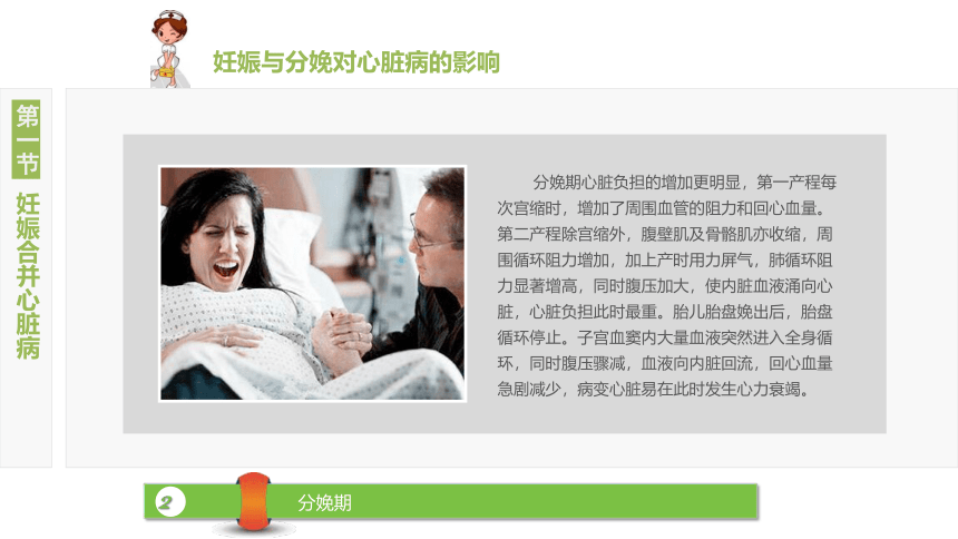 7.1妊娠合并心脏病 课件(共20张PPT)-《妇产科护理》同步教学（江苏大学出版社）