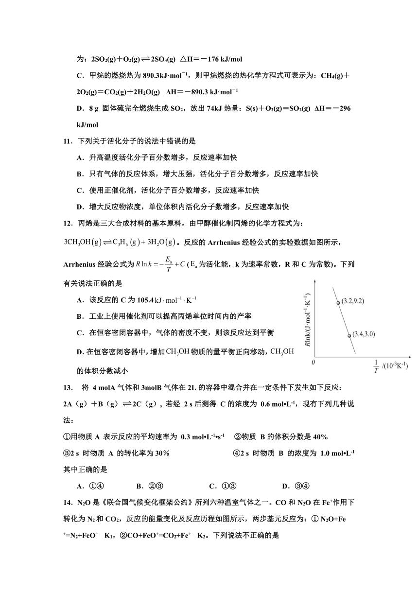 河南省洛阳市宜阳县2023-2024学年高二上学期9月开学考试化学试题（含答案）