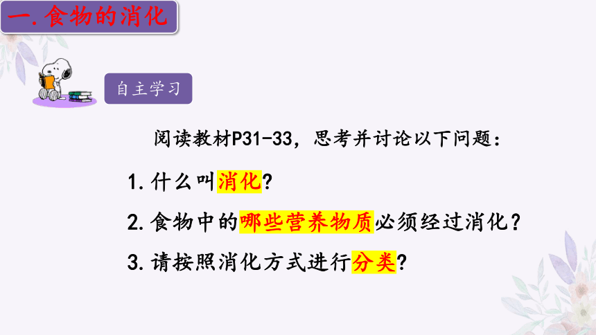 4.9.2 人体的消化与吸收（第二课时）-2023-2024学年七年级生物下册同步精品课堂（苏教版）(共31张PPT)