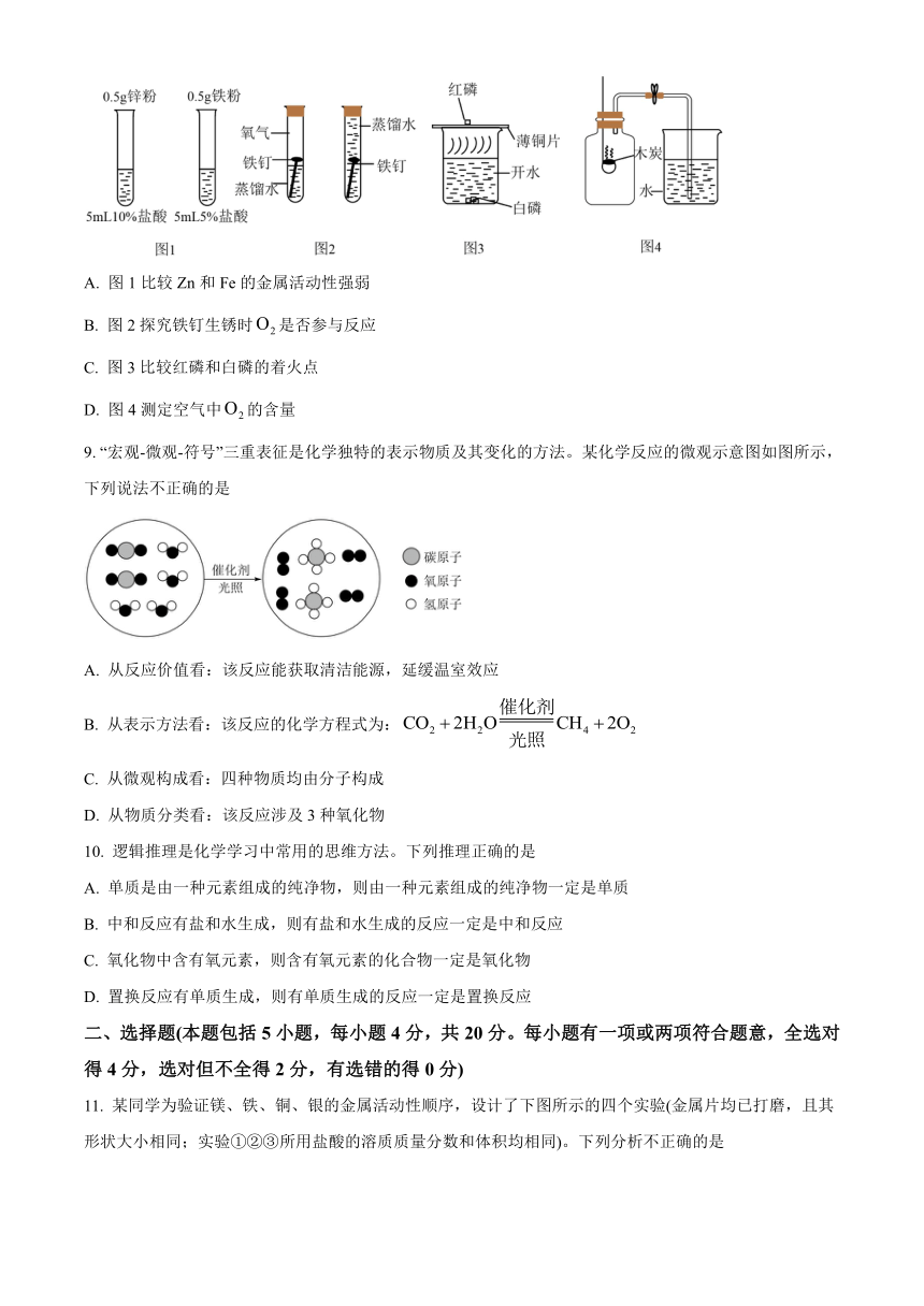 山东省高密市重点中学2023-2024学年高一上学期开学考试化学试题（原卷版+解析版）