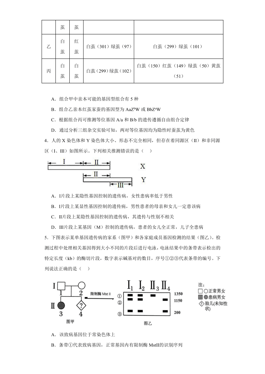 4.3伴性遗传 练习（解析版）