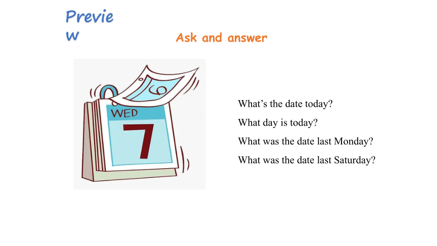 Module 1 Unit 1 Did you come back yesterday？ period 1 课件（21张PPT)