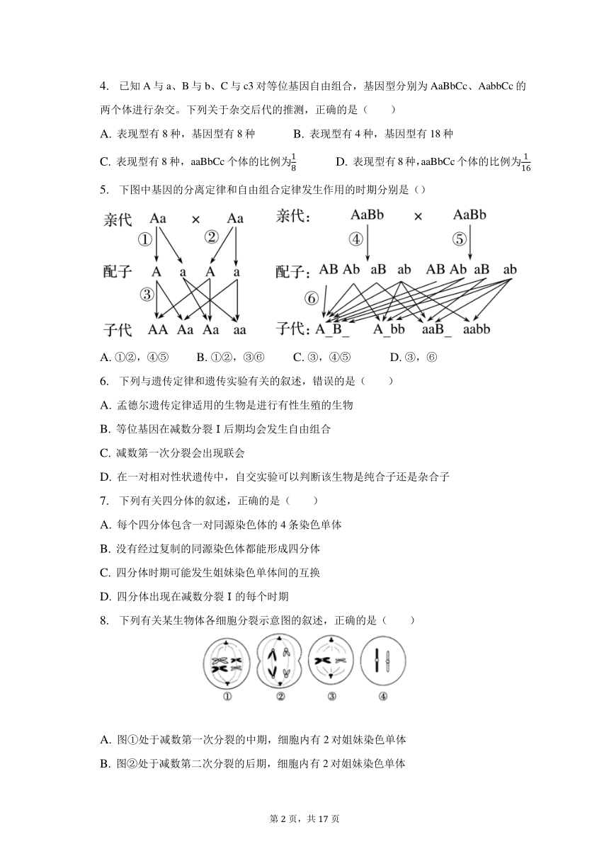 2022-2023学年河北省石家庄市元氏县音体美学校高一（下）期末生物试卷（含解析）