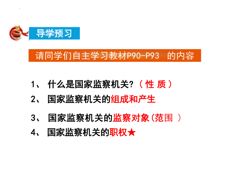 6.4 国家监察机关 课件（30张PPT）