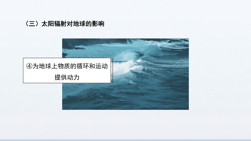 1.2 太阳对地球的影响 课件 2023-2024学年高一地理人教版（2019）必修一（30张）