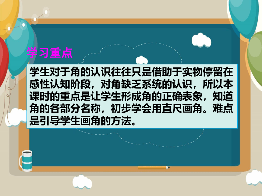 角的初步认识（课件）人教版四年级上册数学(共20张PPT)