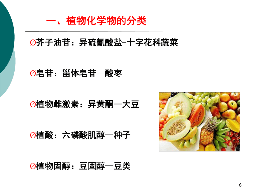 2食物中的生物活性成分 课件(共20张PPT)- 《营养与食品卫生学》同步教学（人卫版·第7版）