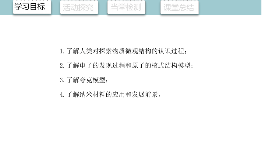 16.1 探索微观世界的历程 课件(共20张PPT) 2023-2024学年初中物理北师大版九年级全一册