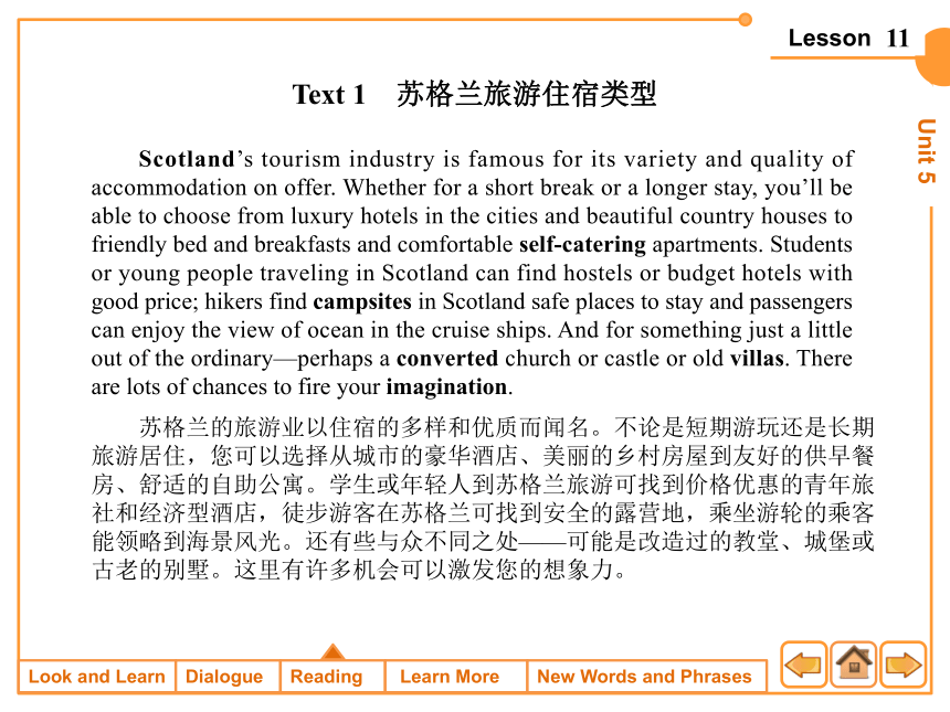 Unit 5    Accommodation  课件(共48张PPT)-《旅游英语》同步教学（劳动版）