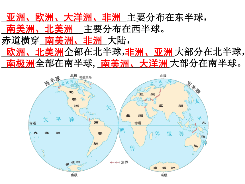 2023-2024学年人教版地理七年级上册期末复习课4：陆地和海洋课件(共24张PPT)