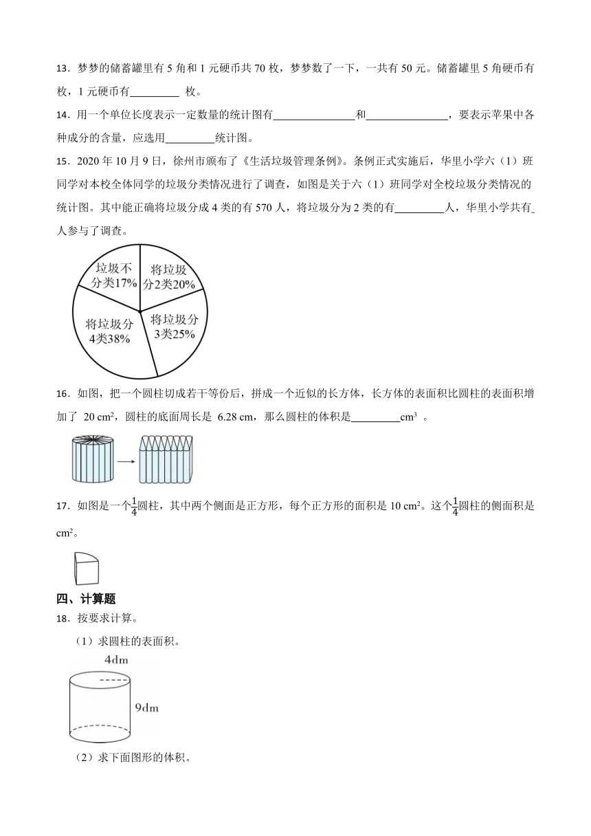 第1-3单元常考易错检测卷-数学六年级下册苏教版（含答案）