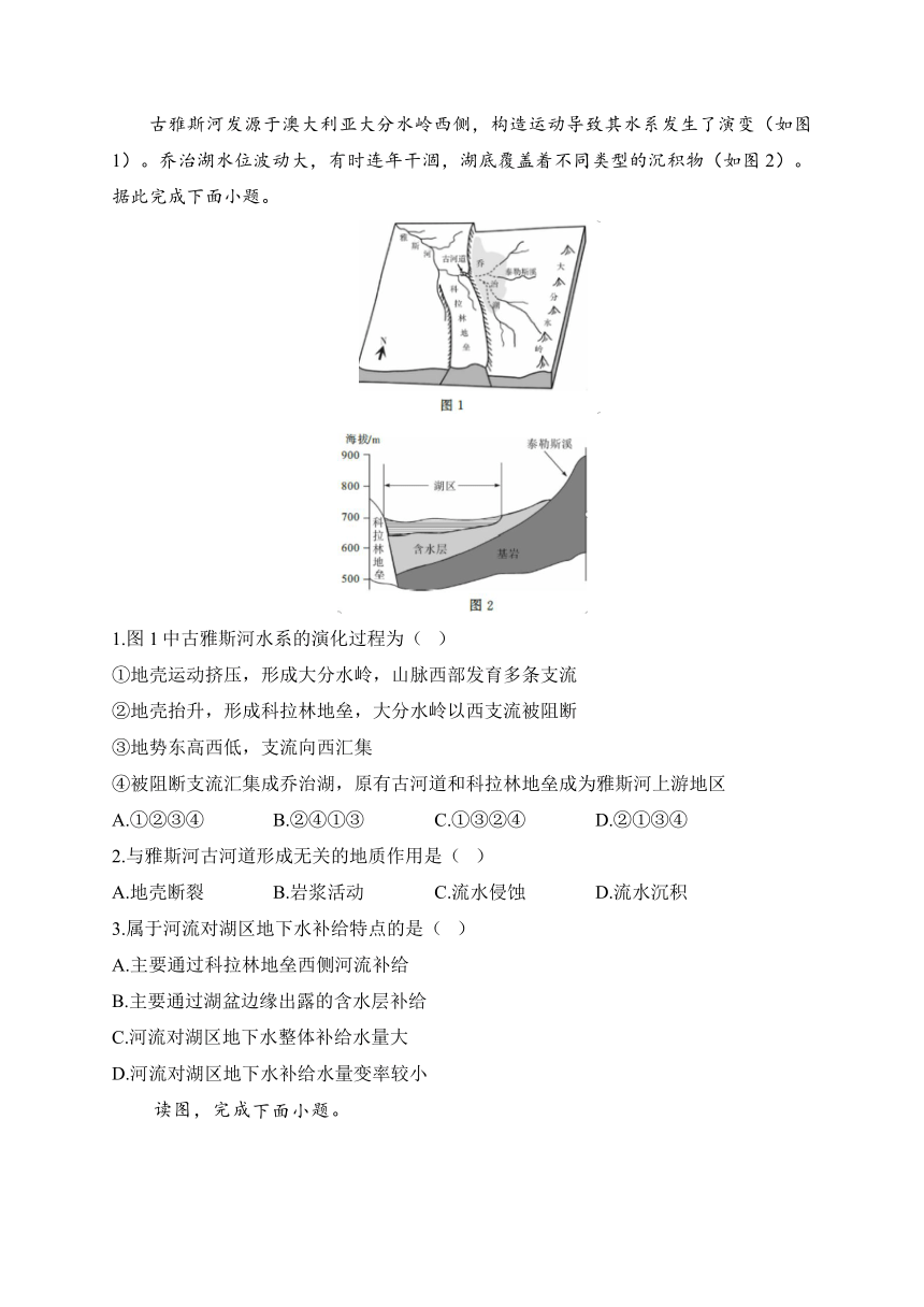 第四单元 水体运动的影响——2023-2024学年地理鲁教版（2019）选择性必修第一册大单元思维强化  学案