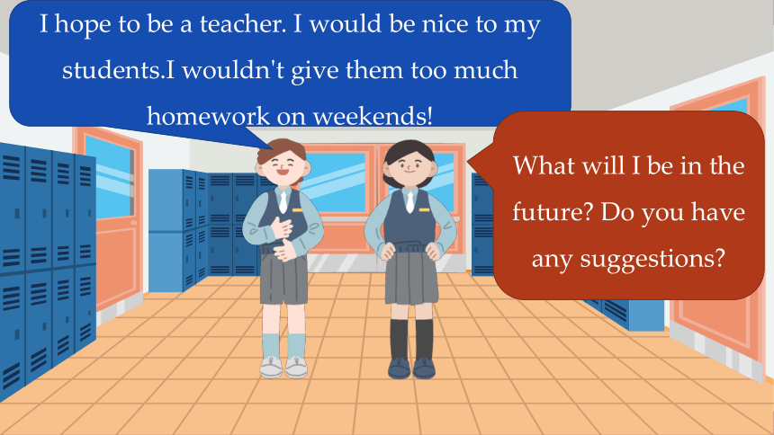 冀教版八年级上册Unit 5 My Future Lesson 25 I Want to Be a Teacher!课件(共34张PPT)