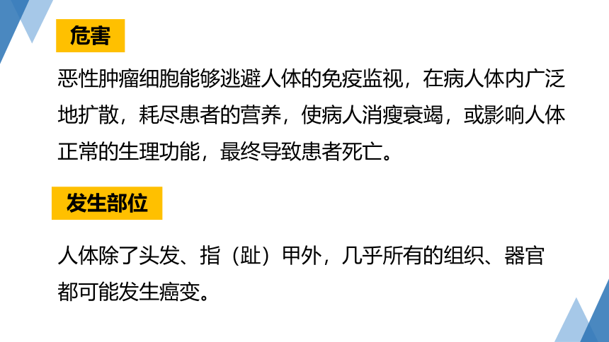 3.4 非传染性疾病 —2023-2024学年浙教版科学九年级下册（课件 23张ppt）